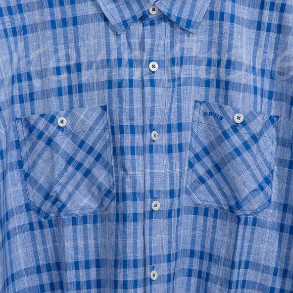 Orvis Shirts Nwt Orvis Mens Short Sleeve Woven Tech Shirt True Blue